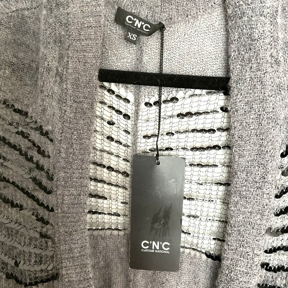 C'N'C Costume National Mohair & Lama Wool Cardigan, Size XS - Picture 4 of 10